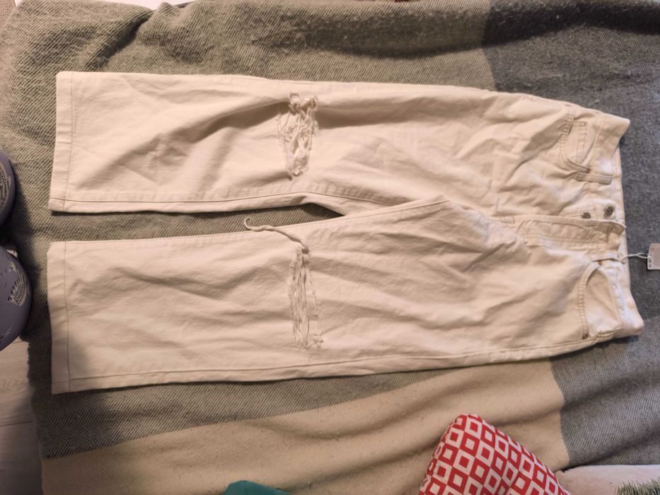 Бели дънки Mango 36 размер