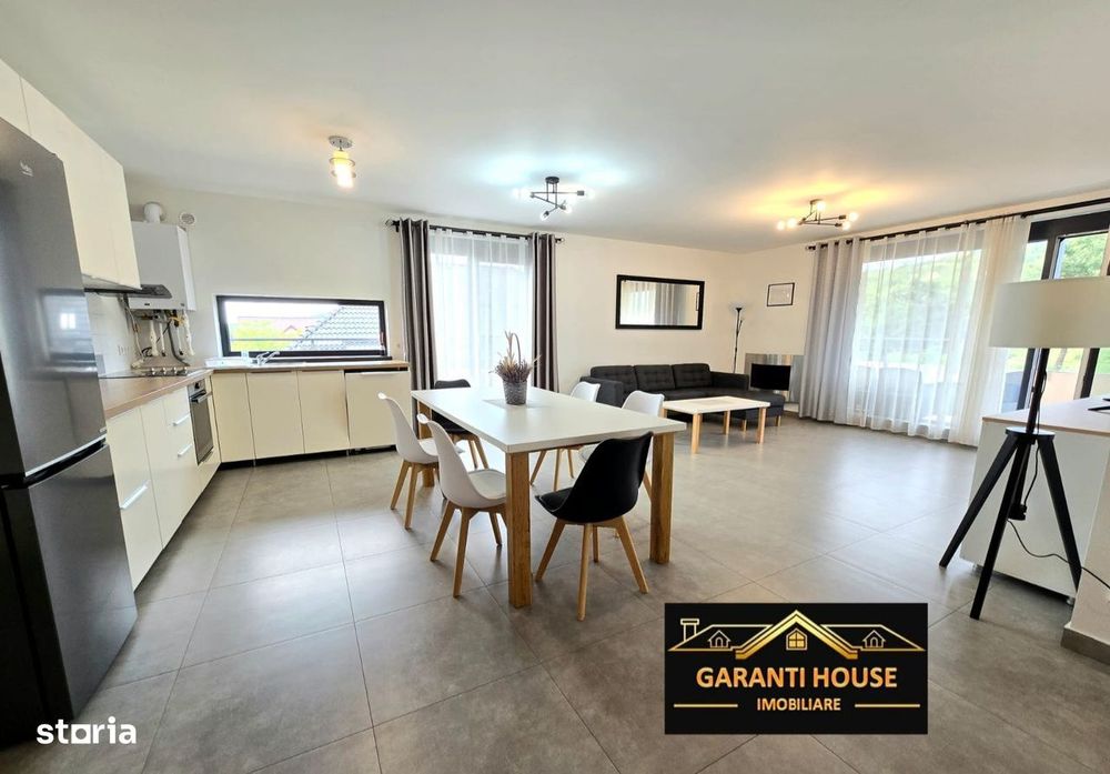 Penthouse de inchiriat, mobilat si utilat, 2 parcari subterane, 700€