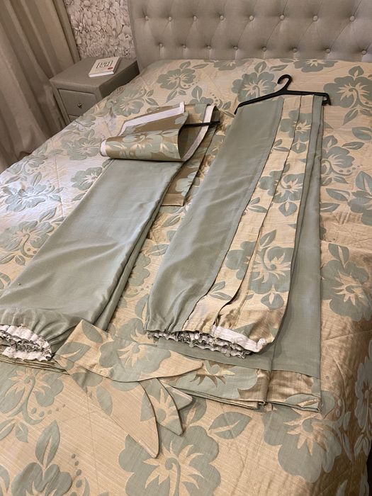 Покрывало и шторы в спальню