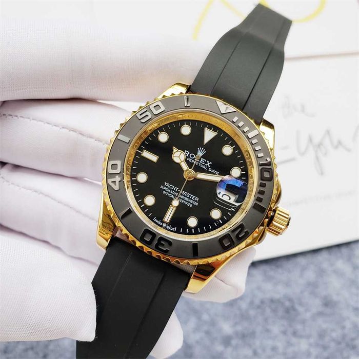 Автоматичен мъжки часовник Rolex Yacht-Master Gold