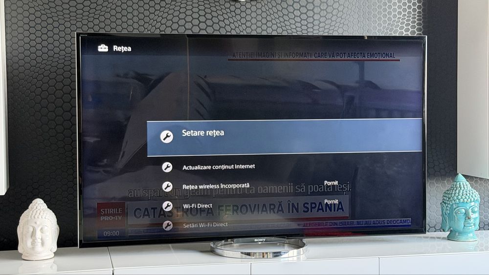 Vand tv SONY smart 3d ,174 cm diagonala