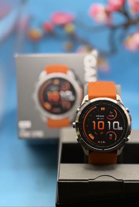 НОВ!!! Garmin Fenix 9 Pro, 51 mm, AMOLED, Sapphire, Titanium, inReach, Spark Orange