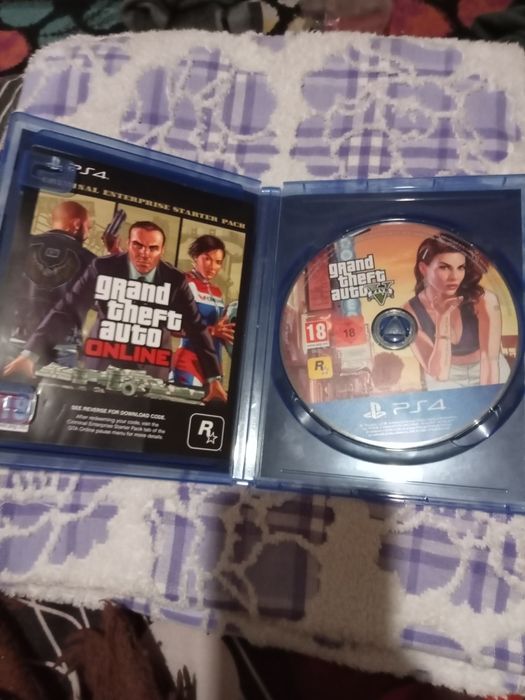 Диск GTA 5 на ps 4-5