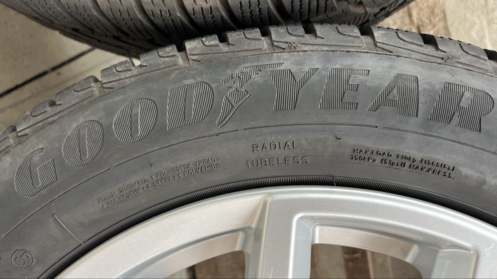 Джанти DEZENT 17 5x114.3 + Гуми 215/60 - ПЕРФЕКТНИ !!!