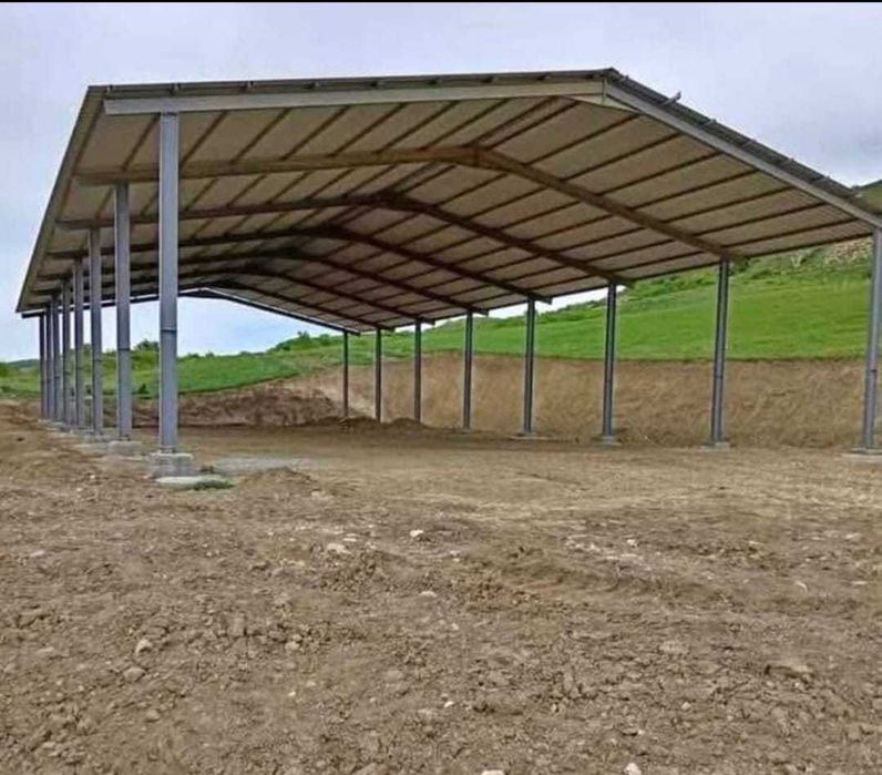 Vand hala metalica completa sau doar structura metalica