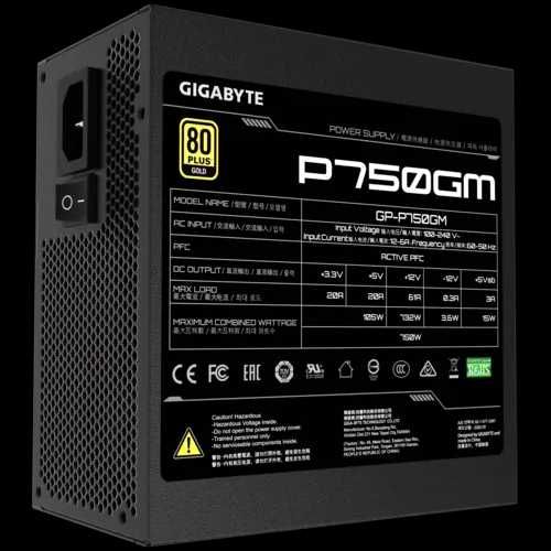 Блок питания Gigabyte P750GM 750W / 80 PLUS Gold