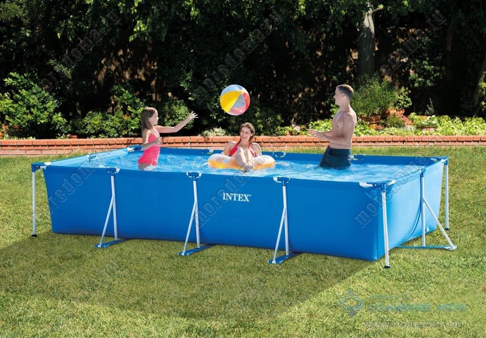 Каркасный Бассейн INTEX Rectangular Frame 4.50 X 2.20 X 0.84 М