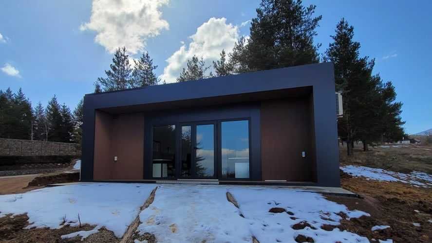 Casa Modulara si Garaje Auto din structura metalica si panou sandwich