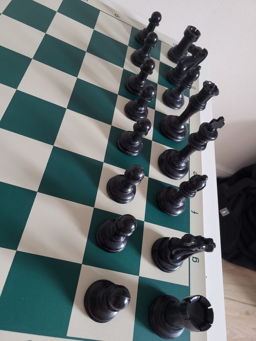 Шахматы на виниловой доске