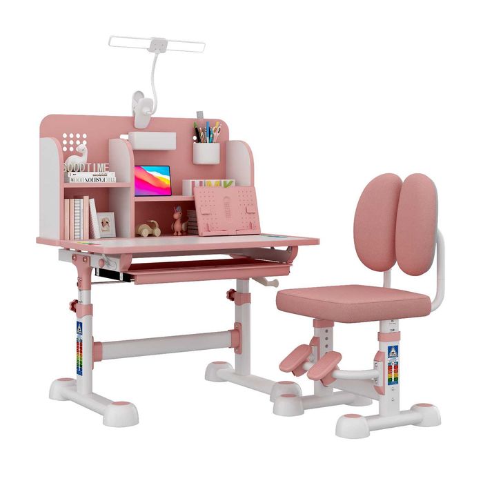 Растущая детская парта для школьника ортопедическая парта со стулом