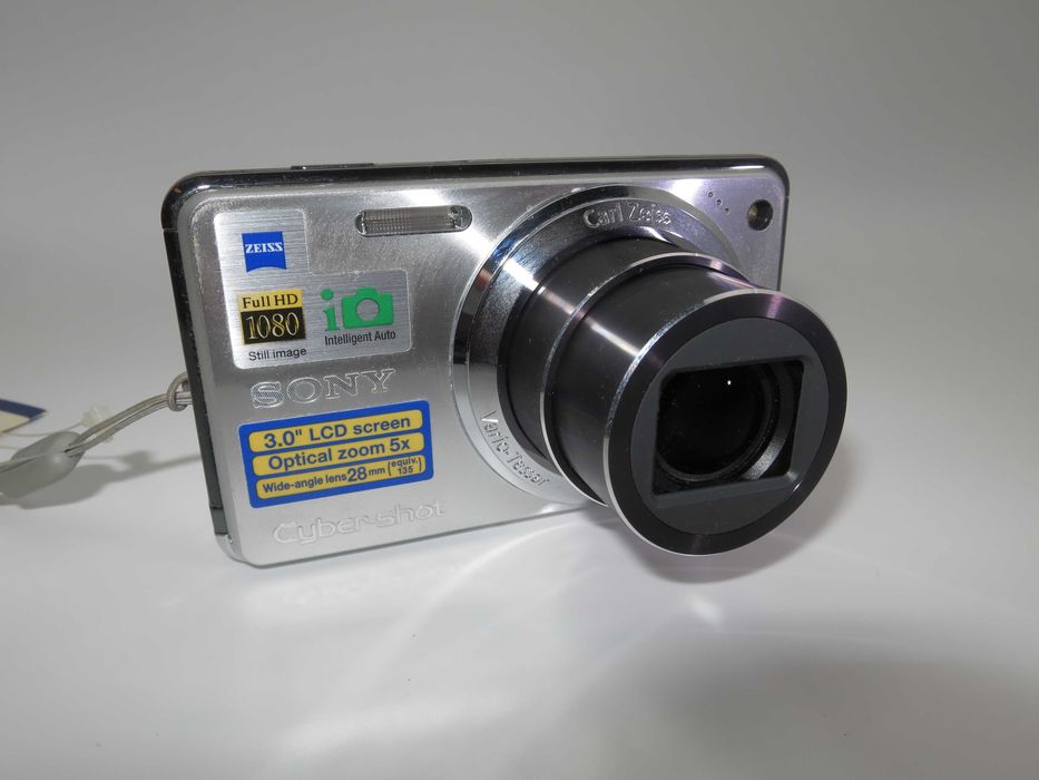 Sony Cyber-shot W290 компактен цифров фотоапарат, дигитална камера, оптика Zeiss супер качество, като НОВ, пълен комплект, работи отлично!