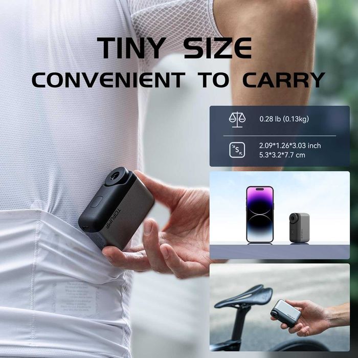 TOPUMP Мини помпа за електрически велосипеди