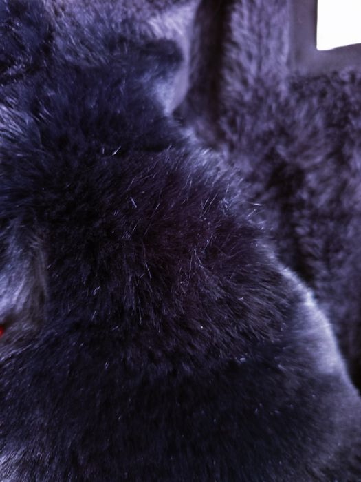 Дамско черно дълго  яке