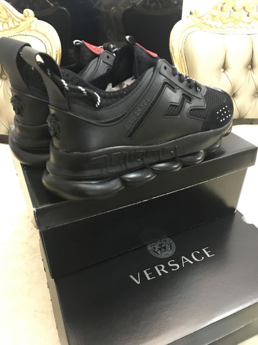 Adidasi Versace Chain blek nou