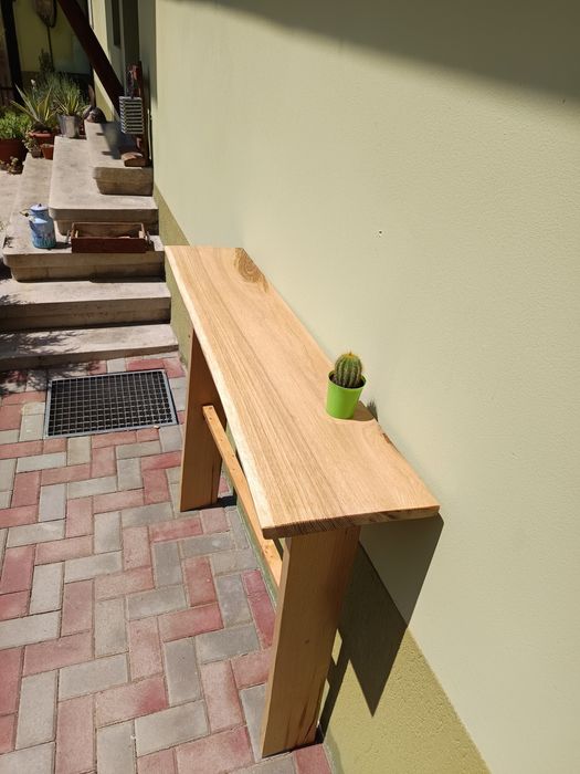 Comoda , consola , măsuță îngustă hol stejar