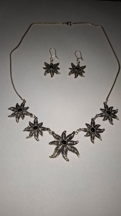 Set argint 925 lucrat manual filigran