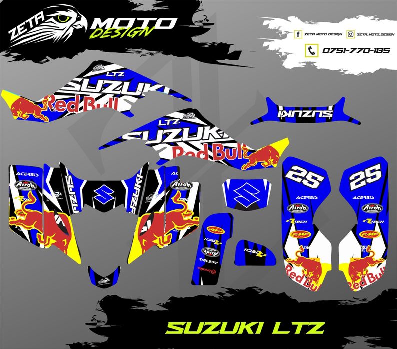 Stickere Atv - Quad Suzuki LTZ 400 400cc si alte modele