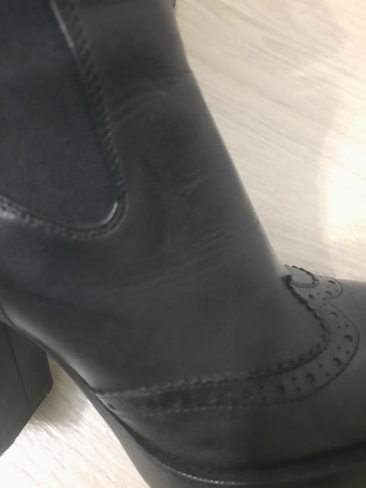 Продам кожанный сапаги