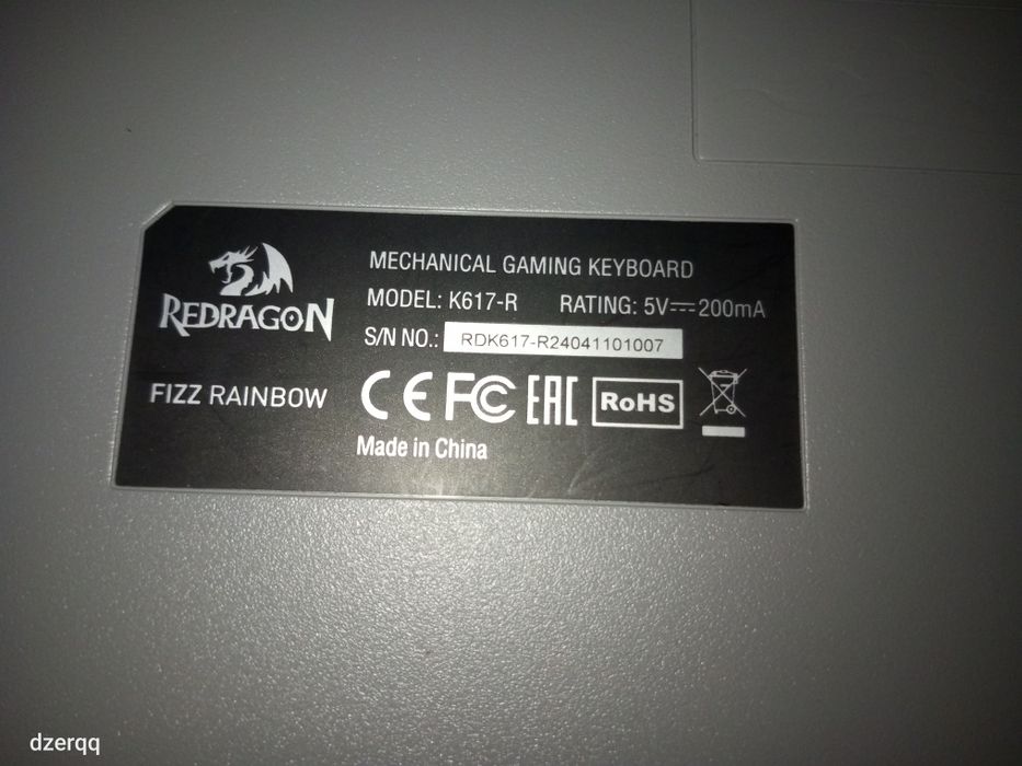 Клавиатура Redragon K617-R