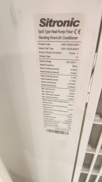 Кондиционер.Sitronik 30 R410 A