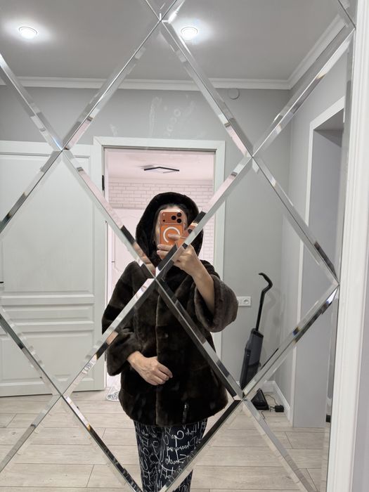 Шуба натуральный мутон