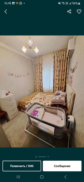 ‼️‼️СРОЧНО СВОЯ...С мебелью..Дустлик1.   2х ком-ая квартира,Зайти жить