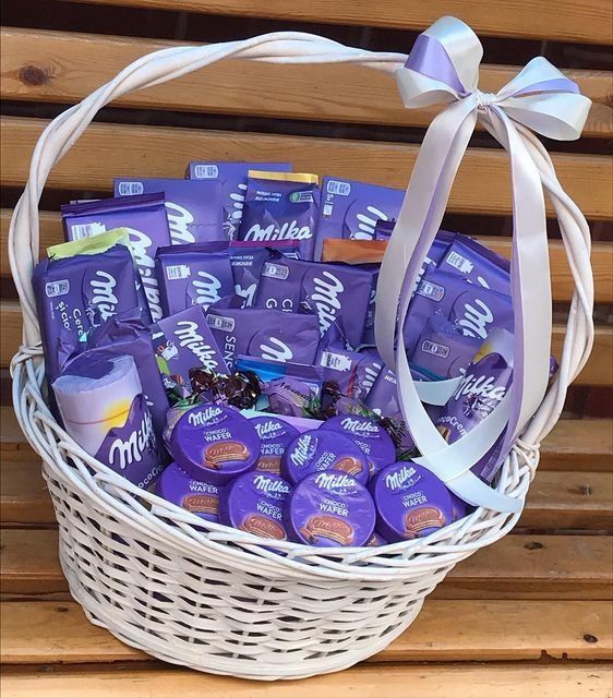 Подарочные корзины со сладостями