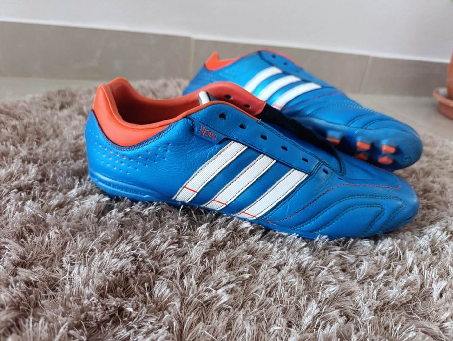 Ghete de fotbal Adidas Adipure 11pro ,cu șiret –  Piele Moale, Stare Foarte Bună!