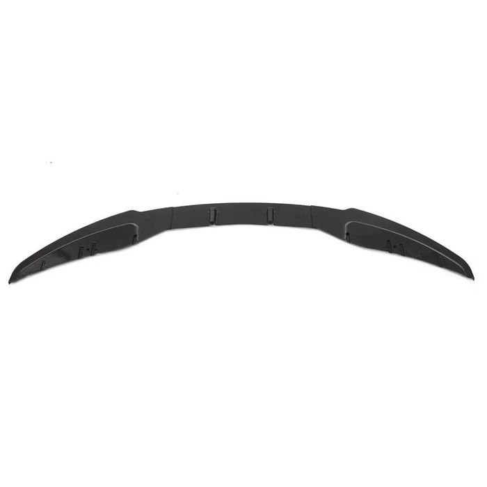 Prelungire Extensie Lip Bara Fata BMW Seria 1 E81 E82 E87 E88, pentru Bara Normala, Negru Lucios