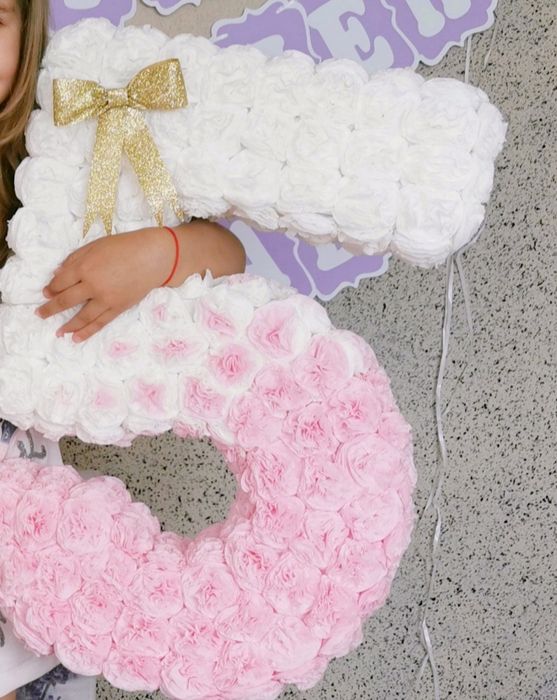 Обемна цифра 5 и 6 украса