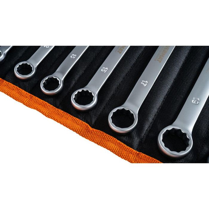 Set chei combinate 6 - 22, 12 piese, cu husa textila, Powermat