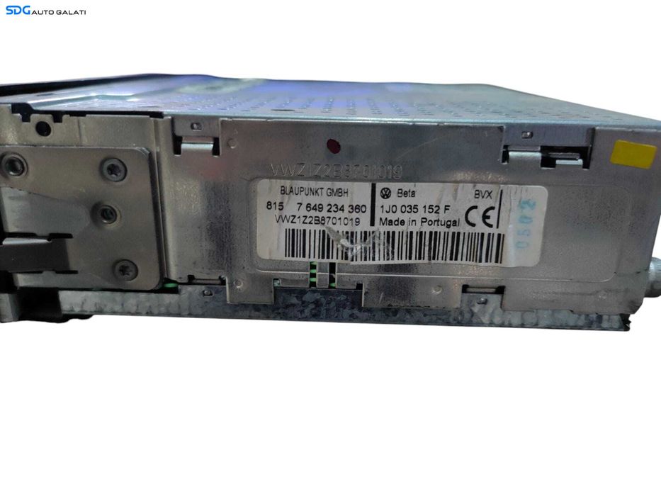 Unitate Radio cu Caseta BETA Volkswagen Golf 4 1998 - 2005 Cod 1J0035152F (Lipsa Buton) [LR0553]