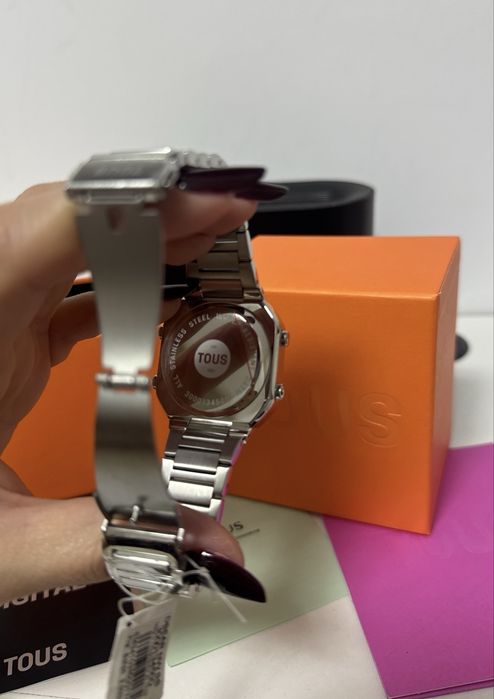 Ceas TOUS D-Bear original silver argintiu NOU
