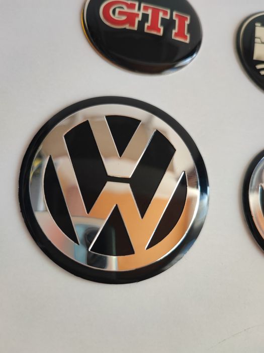Емблема волан VW GTI Wolfsburg 45мм, 56мм ГТИ емблеми