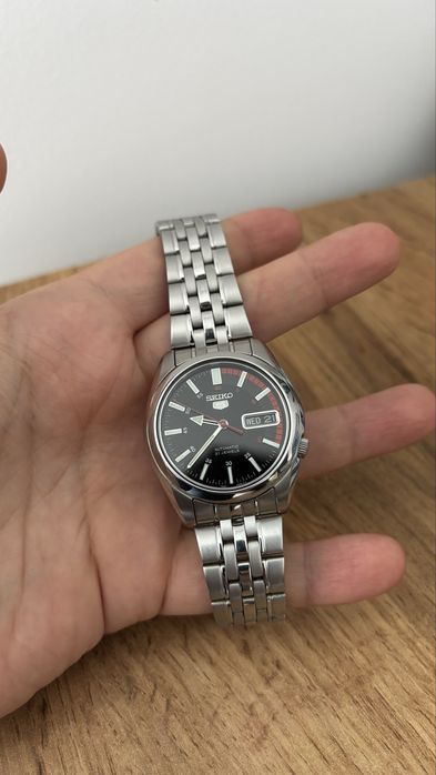Seiko 5 SNK375K1, automatic, stare impecabila, bratara jubilee