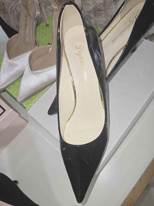 Pantofi stileto cu toc de 10 cm,8 cm