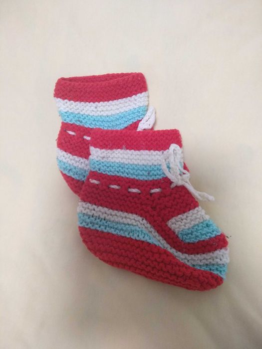 Нови бебешки и детски терлици ръчно плетиво