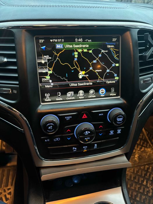 Uconnect® Region Converted Конвертиране Jeep Ram Dodge Chrysler Dodge