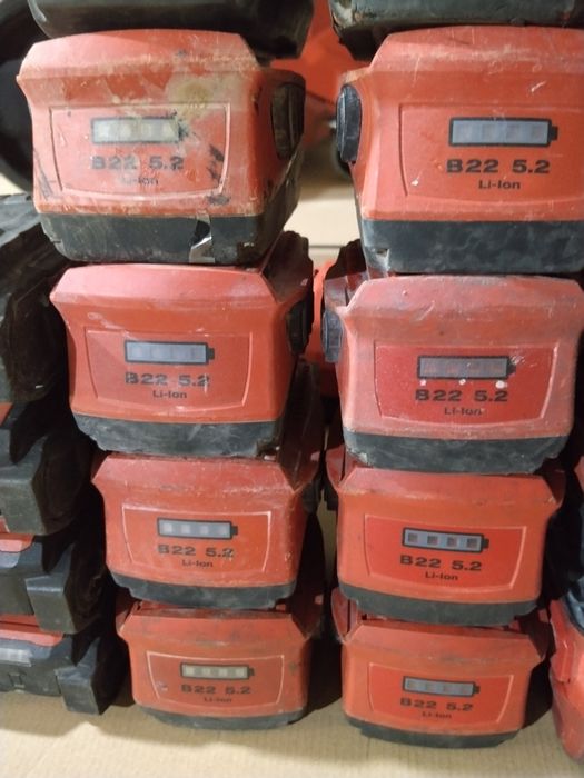 Hilti зарядни и батерии