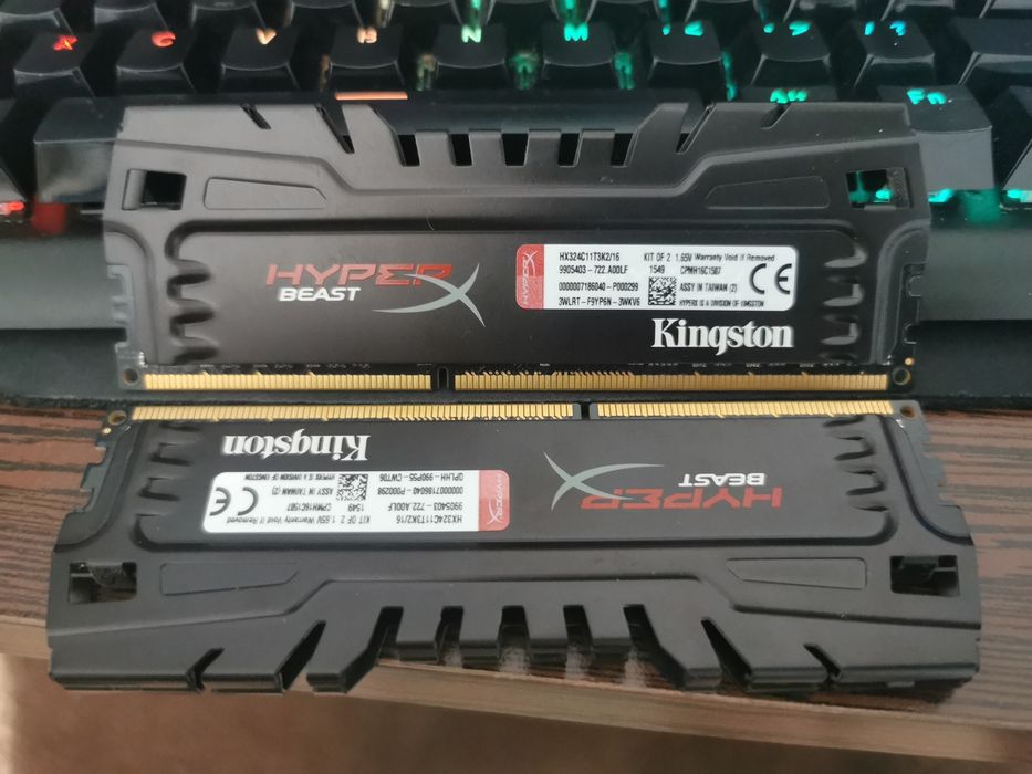 Memorii RAM Kingston Hyper X Best
2 x 8GB 
DDR3 
Kingston Dual Channel