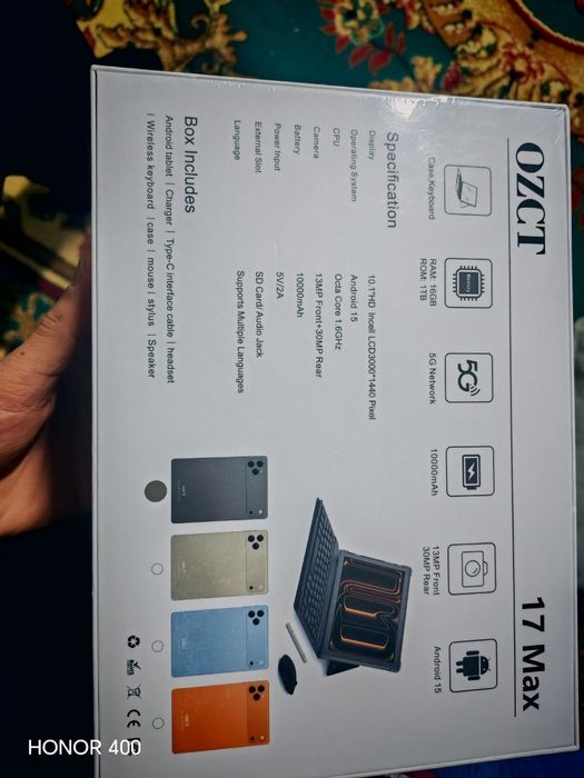 iPhone 17 pro max ichi xr 8/256 planshet ichi android 16/1t