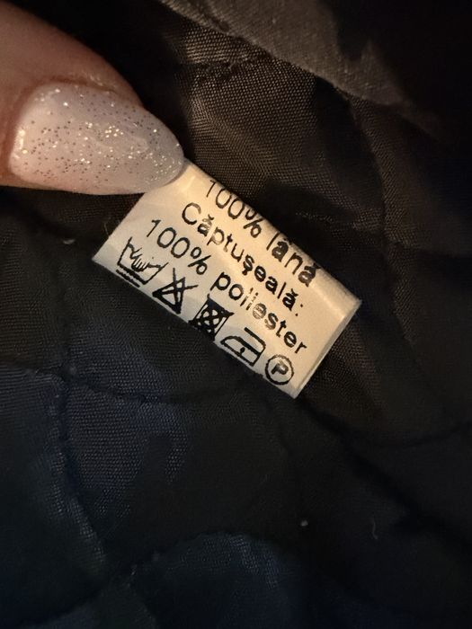 Pardesiu de bărbat din lână