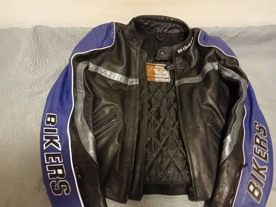Geaca din piele autentica - Bikers - marime 56