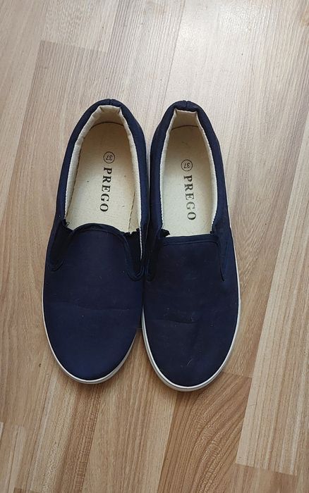 Женские слипоны темно синии