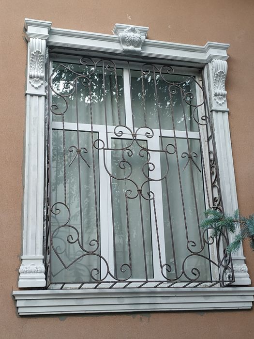 Монтаж фибробетонных изделий декор