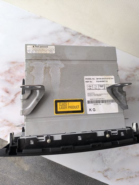 Honda CR-V 3 CD player радио с код.