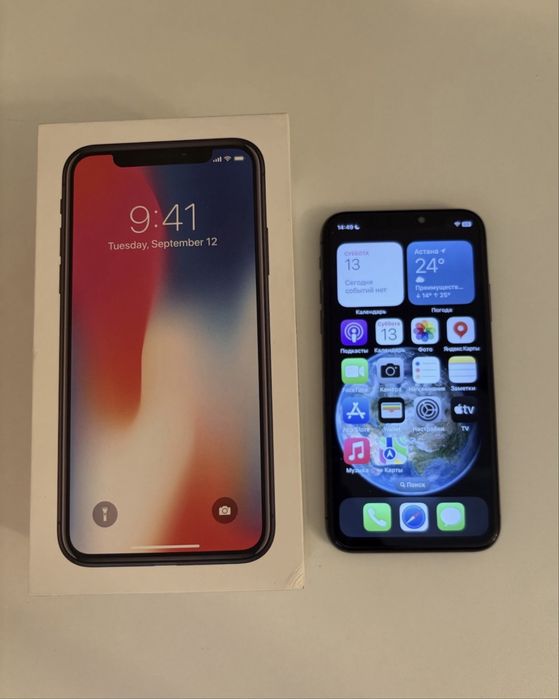 iPhone X без ремонта в идеальном состоянии