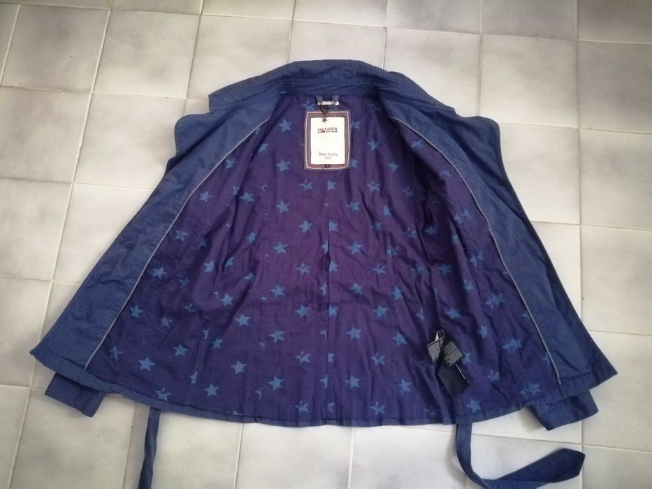 Tommy Hilfiger оригинално дамско преходно яке с колан и пайети р-р M