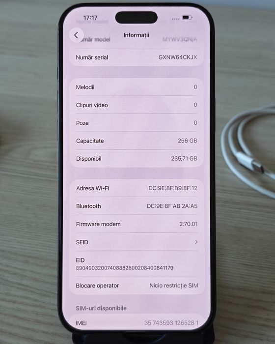 Iphone 16 pro max 256 GB