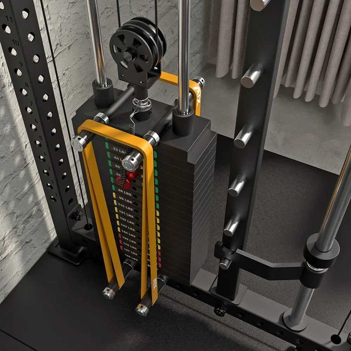 Half Rack Кросоувър Станция 2 х 90 кг и Смит Машина / Фитнес Уред